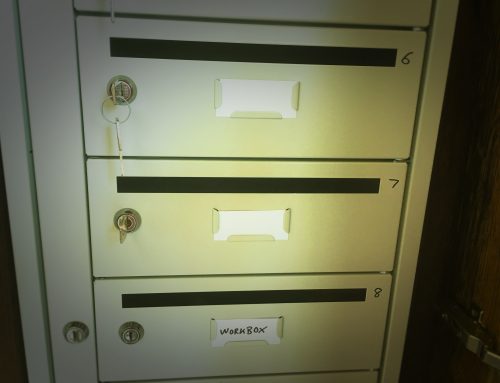 Mailboxes at The Workbox
